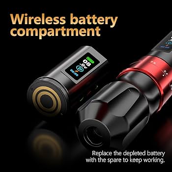 Amazon.com: BIGWASP Z3 Wireless Rotary Tattoo Machine Pen, 6